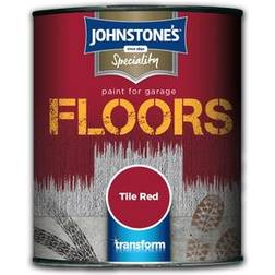 Johnstones Speciality Garage Floor Paint Tile Red 2.5L