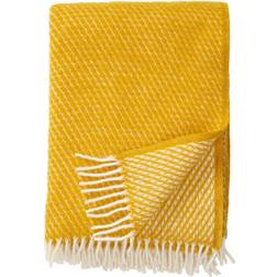 Klippan Yllefabrik Velvet Blankets Yellow (200x130cm)