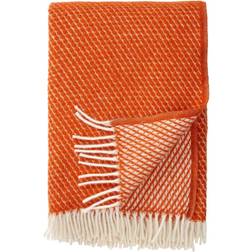 Klippan Yllefabrik Velvet Blankets Orange (200x130cm)