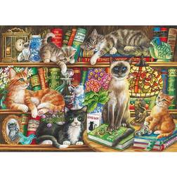 Gibsons Puss in Books 1000 Pieces
