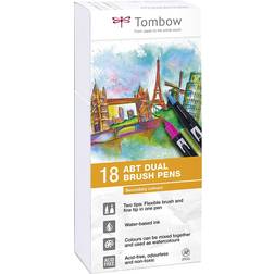 Tombow ABT Dual Brush Pen Secondary 18-pack