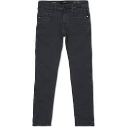 Replay Slim Fit Hyperflex Anbass Jeans - BlackBoard