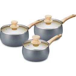 Tower Scandi Cookware Set with lid 3 Parts