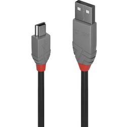 Lindy Anthra Line USB A-USB Mini-B 2.0 0.2m