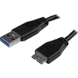 StarTech SuperSpeed Slim USB A - USB Micro-B 3.0 0.5m