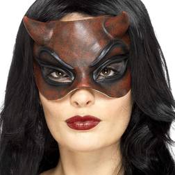 Smiffys Masquerade Devil Mask Latex Ladies