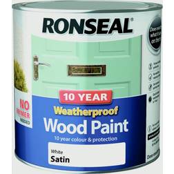 Ronseal 10 Year Weatherproof Wood Paint White 2.5L