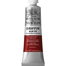 Winsor & Newton Griffin Alkyd Fast Drying Oil Colour Cadmium Red Deep Hue 37ml
