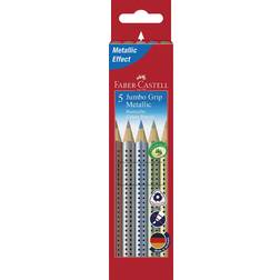 Faber-Castell Jumbo Grip Metallic Colour Pencil