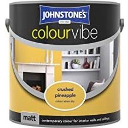 Johnstones Colour Vibe Ceiling Paint, Wall Paint Crushed Pineapple 2.5L
