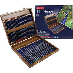 Derwent Inktense Pencils Wooden Box of 48