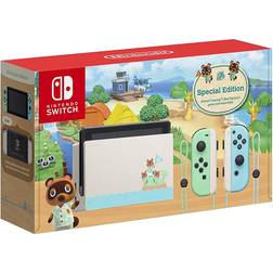 Nintendo Switch - Green/Blue - 2020 - Animal Crossing: New Horizons Edition