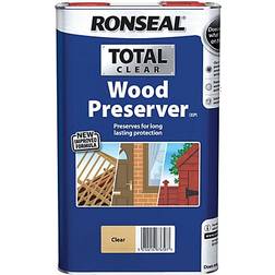 Ronseal Total Wood Preserver Wood Protection Transparent 5L