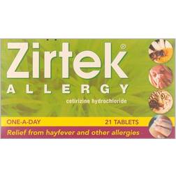 Zirtek Allergy 10mg 21pcs Tablet