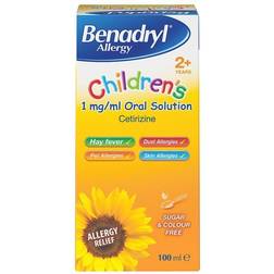 Benadryl Allergy Children's 1mg/ml 100ml Liquid