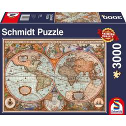 Schmidt Antique World Map 3000 Pieces