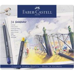 Faber-Castell Goldfaber Colour Pencil Tin of 24
