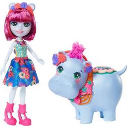 Mattel Enchantimals Hedda Hippo & Lake Dolls