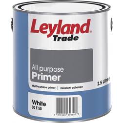 Leyland Trade All Purpose Primer Wood Paint, Metal Paint White 2.5L