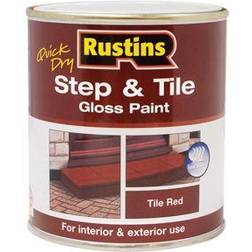 Rustins Quick Dry Step & Tile Floor Paint Red 0.5L