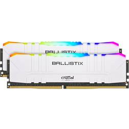 Crucial Ballistix White RGB LED DDR4 3200MHz 2x16GB (BL2K16G32C16U4WL)
