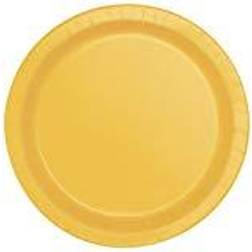 Unique Party Party Plates Yellow 8-pack