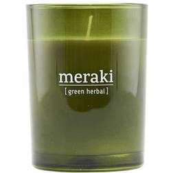 Meraki Green Herbal Large Scented Candle