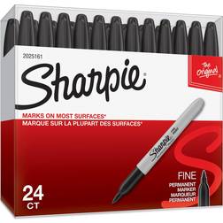 Sharpie Fine Point Permanent Marker Black 24 Pack