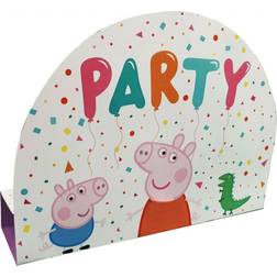 Amscan Invites Peppa Pig Stand-Up 8-pack