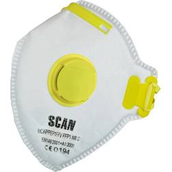 Scan Premier Fold Flat Valved Disposable Mask FFP1 10-pack