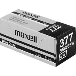 Maxell SR626SW 377 Compatible 10-pack
