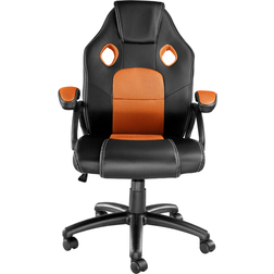 tectake Mike Gaming Chair - Black/Orange