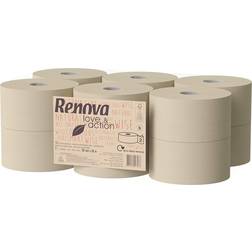 Renova Love & Action Jumbo 2-Ply Toilet Paper 12-pack