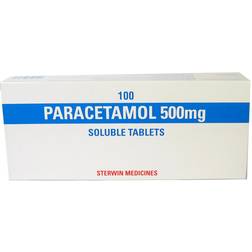Paracetamol 500mg 350g 100pcs Effervescent Tablet