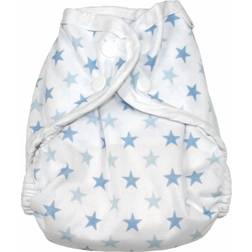 MuslinZ Nappy Wrap Blue Star Size 1