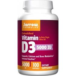 Jarrow Formulas Vitamin D3 5000IU 100 pcs