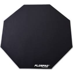 Florpad Silver Line Floor Mat - Black/Silver