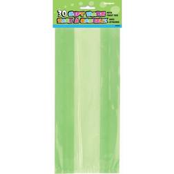 Unique Party Party Bags Cello Lime Green 30-pack
