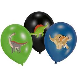 Amscan Latex Ballon Happy Dinosaur 6-pack