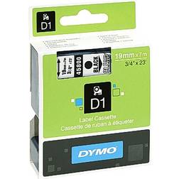 Dymo Label Cassette D1 Black on Clear 1.9cmx7m