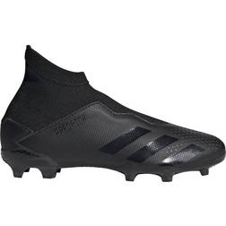 adidas Junior Predator 20.3 FG Boots - Core Black/Core Black/Dgh Soild Grey