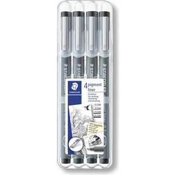 Staedtler Pigment Liner Color Pen 308 4-pack