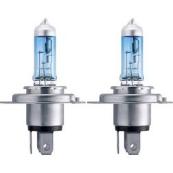 Philips H4 WhiteVision Ultra Halogen Lamps 55W P43t-38 2-pack