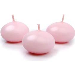 PartyDeco Lanterns And Decor Candle Floating Disc Pink 50-pack