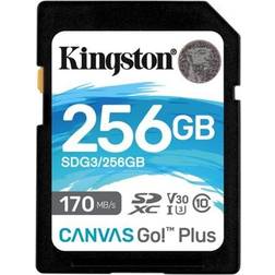 Kingston Canvas Go! Plus SDXC Class 10 UHS-I U3 V30 170/90MB/s 256GB