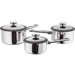 Stellar Stay Cool Draining Cookware Set with lid 3 Parts