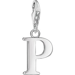Thomas Sabo Charm Club Letter P Charm Pendant - Silver