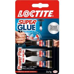 Loctite Power Flex Super Glue Mini Trio Gel 1g