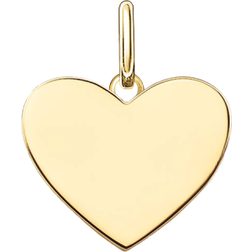 Thomas Sabo Engravable Heart Pendant - Gold