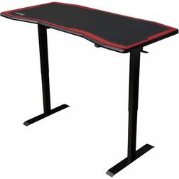 Nitro Concepts D16E Carbon Gaming Desk - Black/Red, 1600x800x1210mm